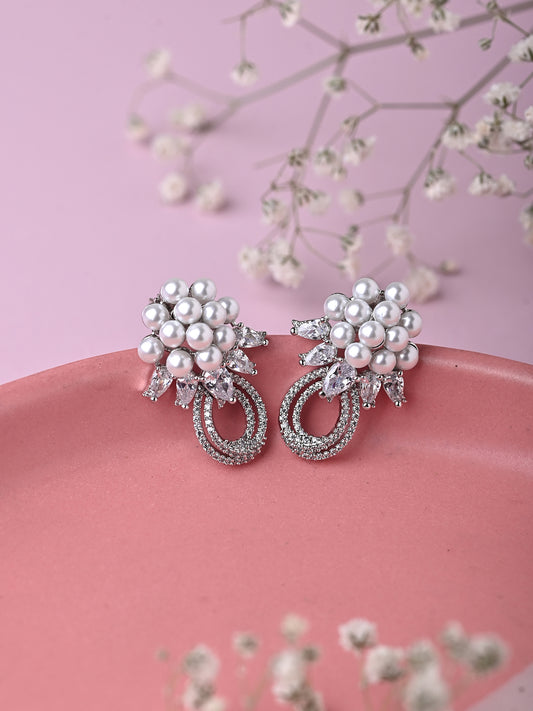 Pearl Grape Earrings