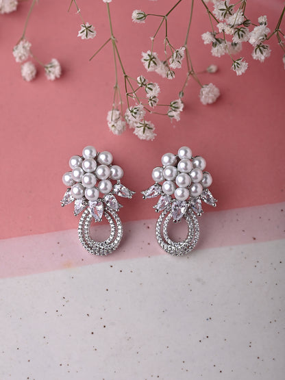 Pearl Grape Earrings