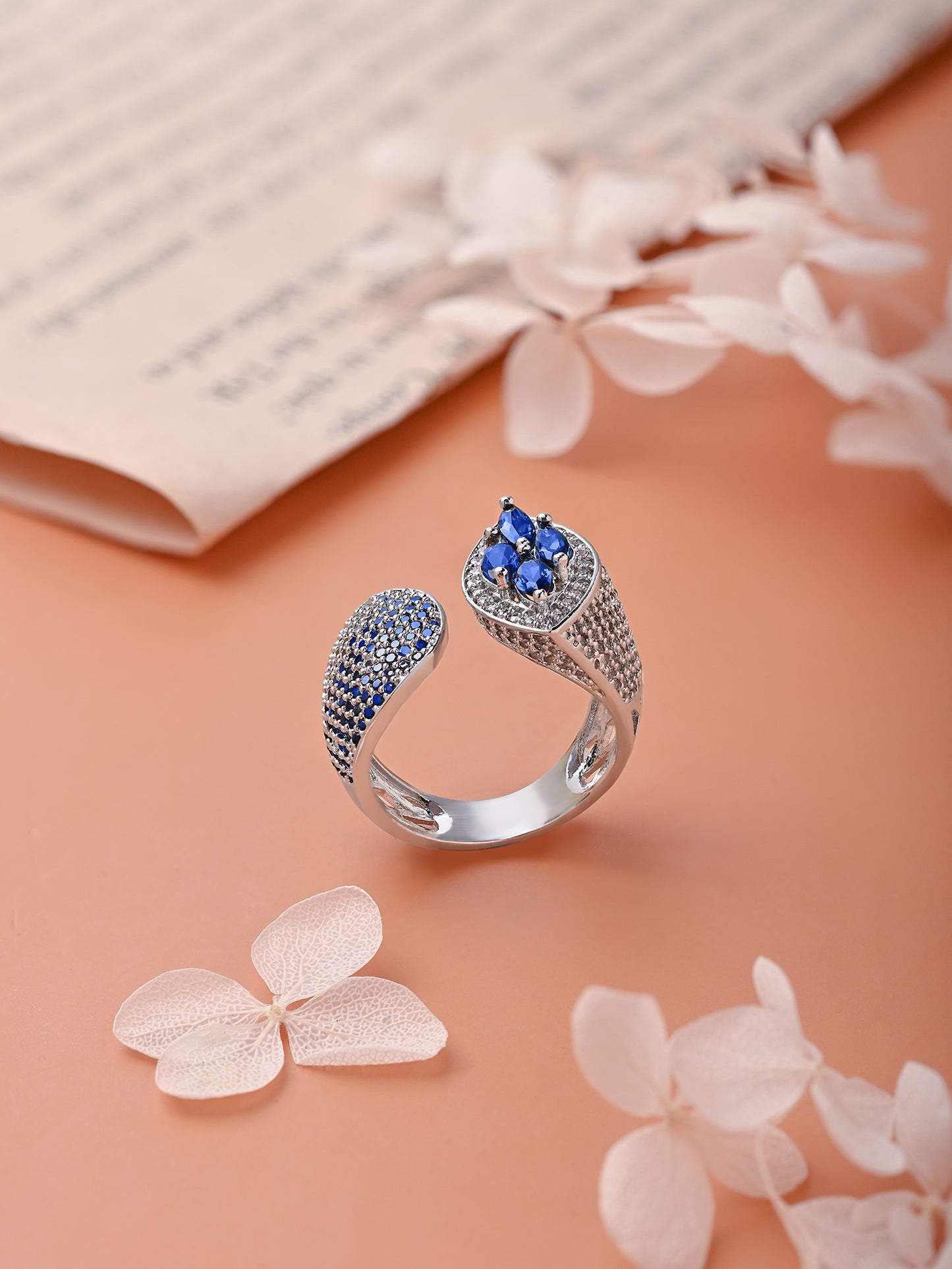 Sapphire Diamond Ring