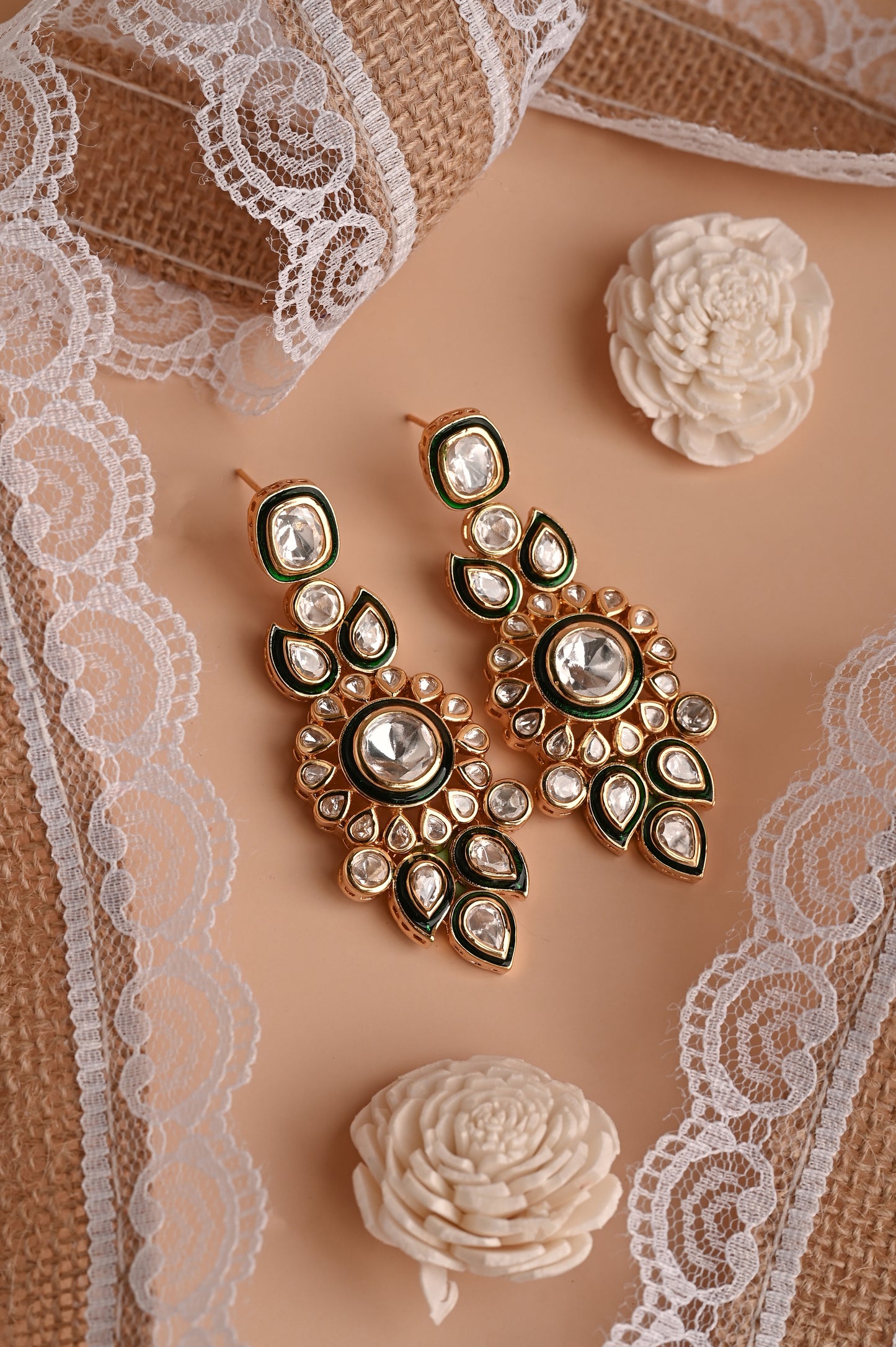 Kundan Polki Earrings