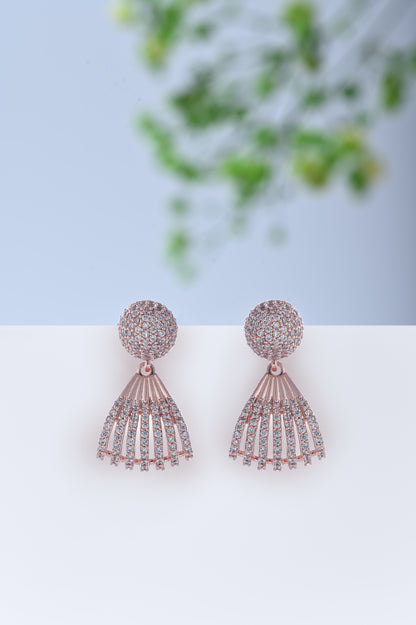 Rose Gold Polish Daily Wear Earring