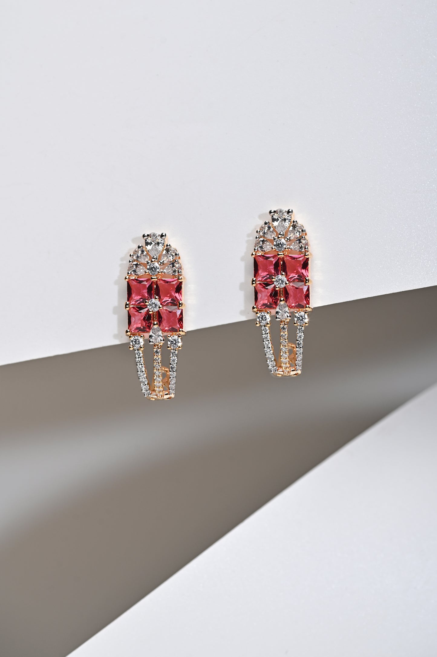 Everyday Earrings with a touch of Red