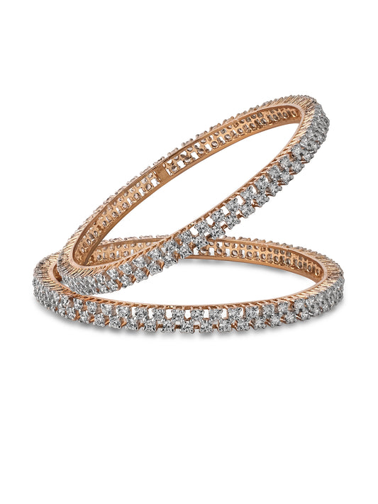 Swarovski Double Line Bangles