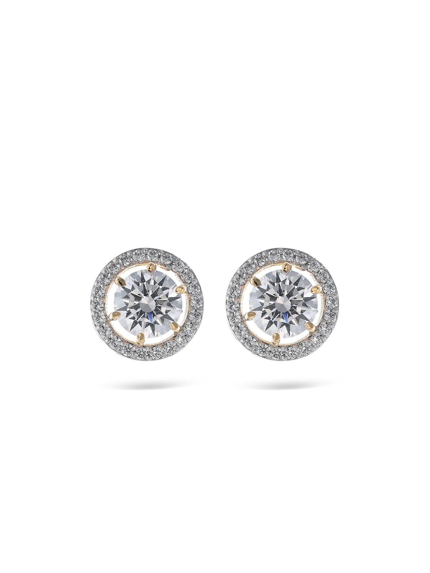 Swarovski Everyday Wear Encircled Round Studs