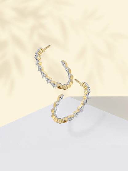 Swarovski Hoop Earring